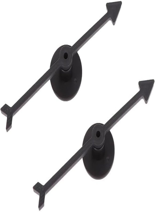 Wentoenapp 2Pcs Black Spinner Game Engaging Board Arrow Set Home and School Party Spinners Plastic Craft with Suction Cup Board Games Accessories, Game Pieces - Image 1